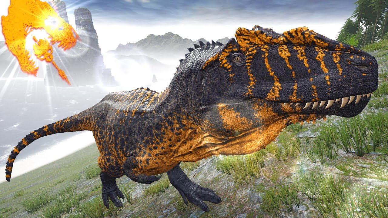 The Isle - Giga Vs Spino & Trex! Herbivore Herd Massacre (GamePlay)