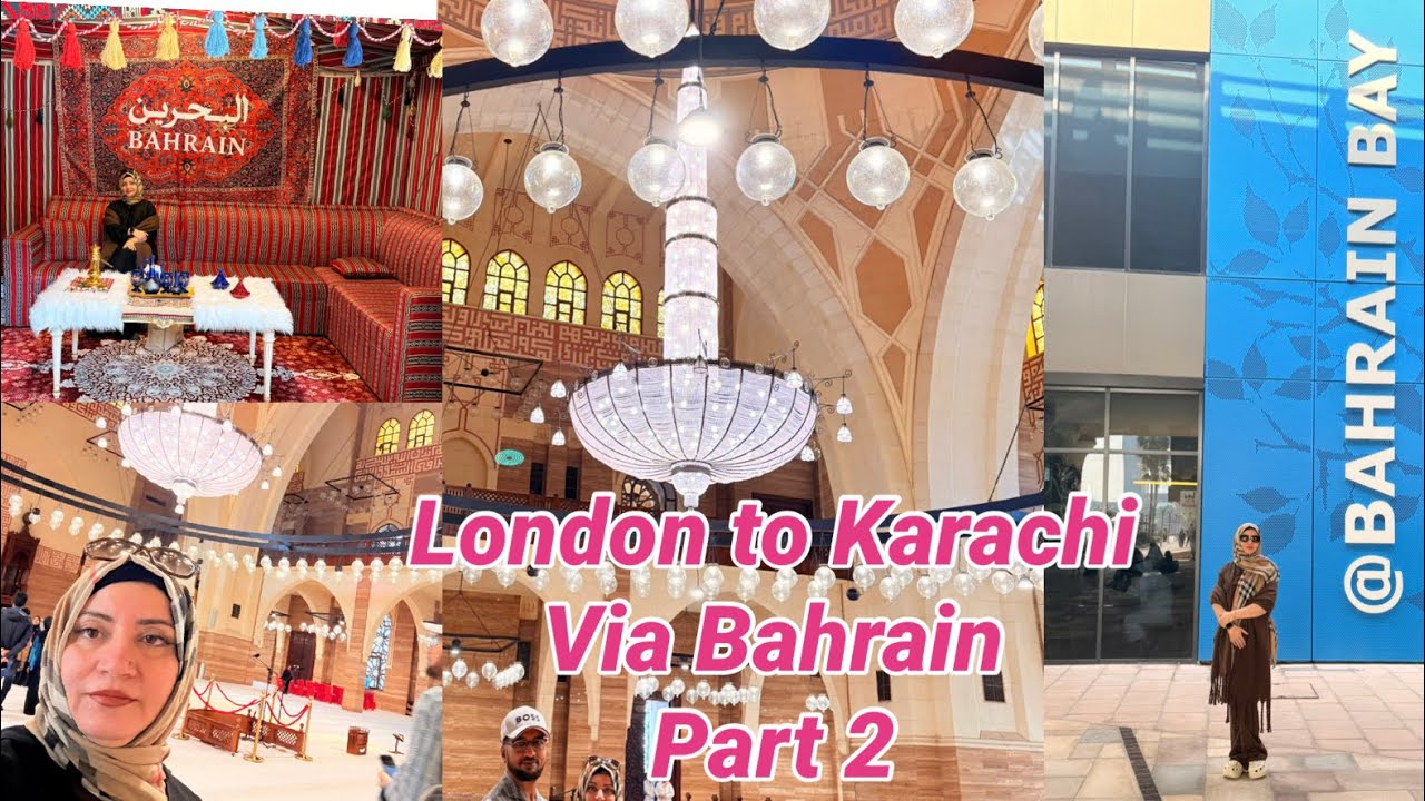 Layover in Bahrain | Visited Grand Mosque, Grand Bazaar and Bahrain Bay 🇧🇭🏝️🕌