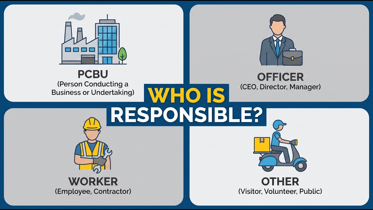 PCBU, Officers & Workers: Who is Legally Responsible for Workplace Safety?