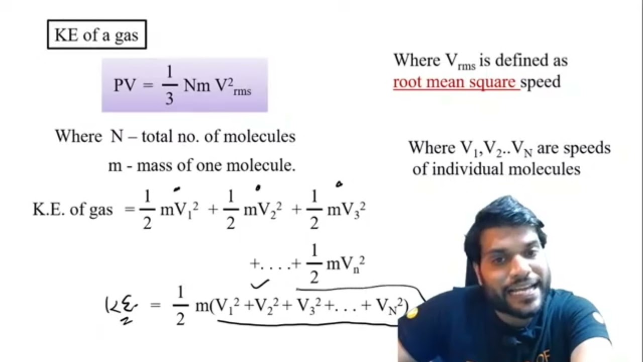 Kinetic Energy Of A Gas State Of Matter Class 11 Chemistry By Arvind Arora Sir