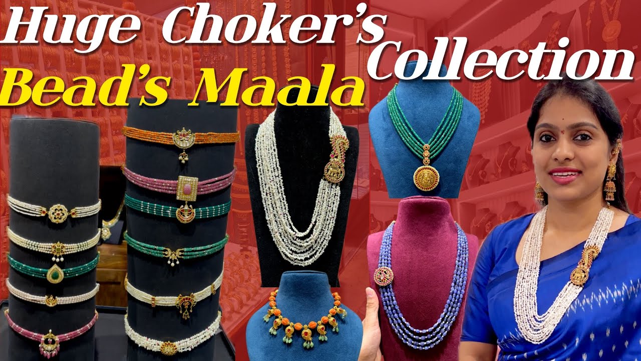 Kundan Lightweight Chokers & Mala’s From 2 Grams | Kundan Nakshi Jewellery Collection #goldjewellery