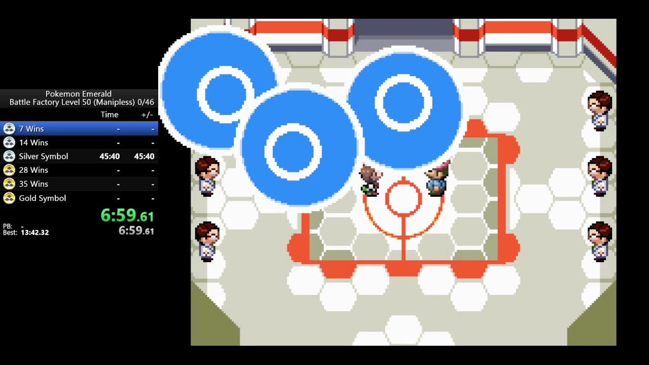 2026-02-15 - Pokémon Emerald Battle Factory Level 50 Speedrun