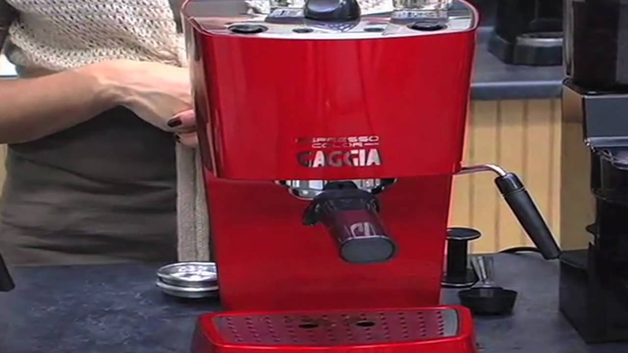 Gaggia Espresso Color  Machine Introduction