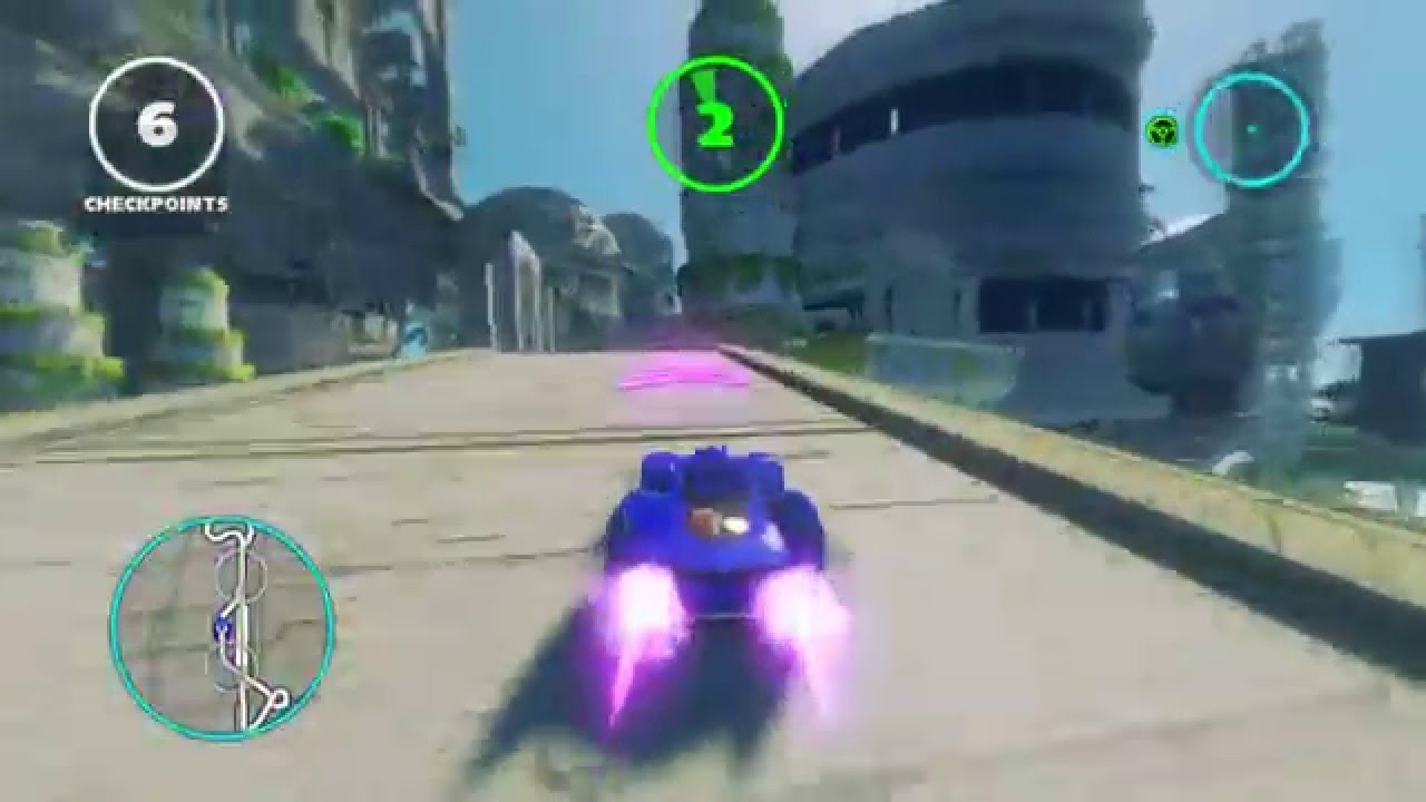 Sonic & All-Stars Racing Transformed - Rapid Ruins - Boost Challenge - Expert