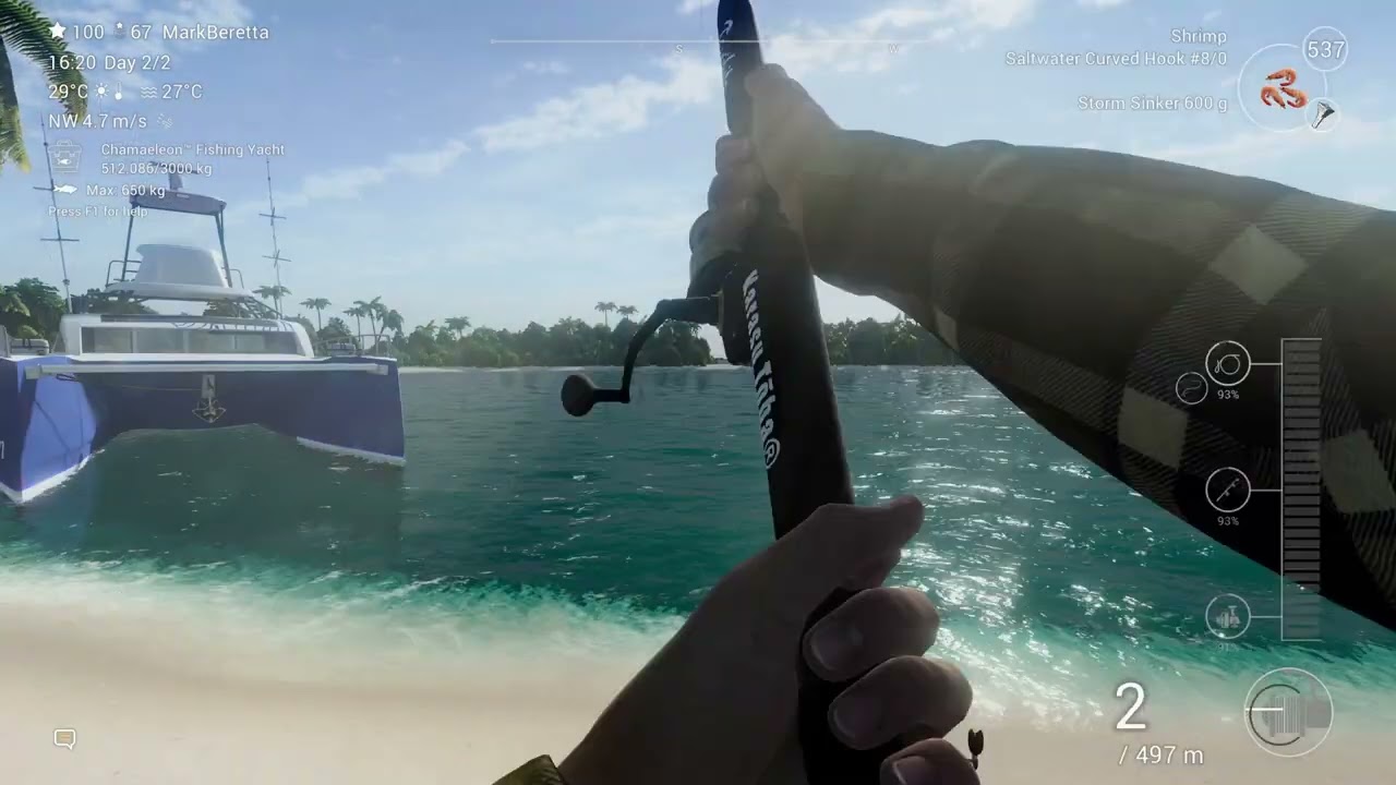 FishingPlanet Maldives Nooma Kuda Atholhus Unique Green Jobfish