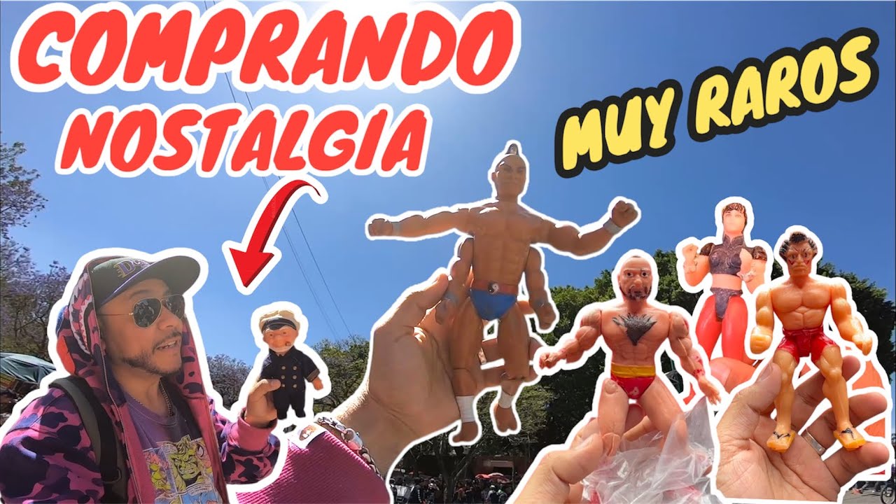 COMPRANDO JUGUETES VINTAGE MUY LOCOCHONES EN EL ROCK SHOW #juguetesantiguos #tianguis #toys
