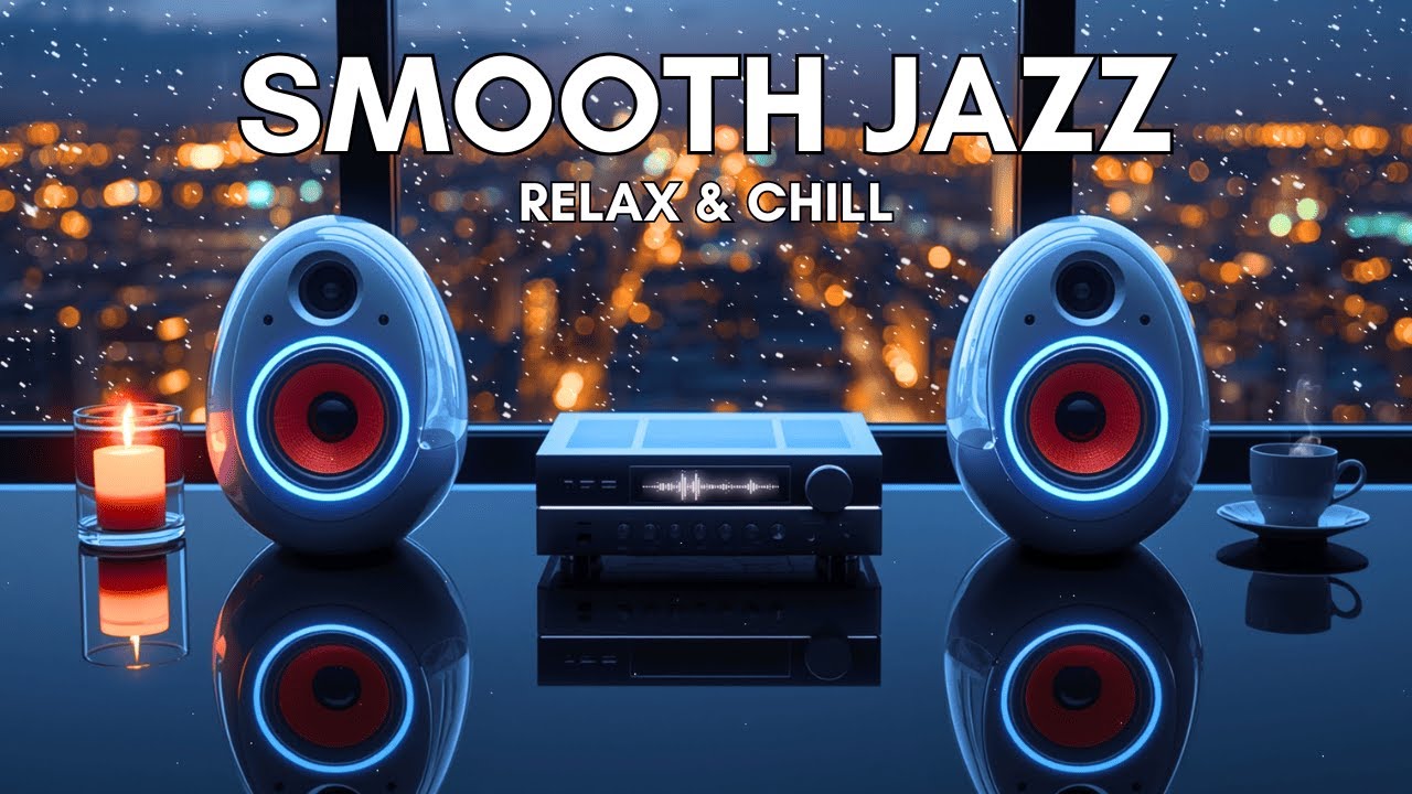 Snowy City Lights Jazz Lounge 🌃❄️ Smooth Jazz & Soul R&B for Deep Focus, Study & Relax