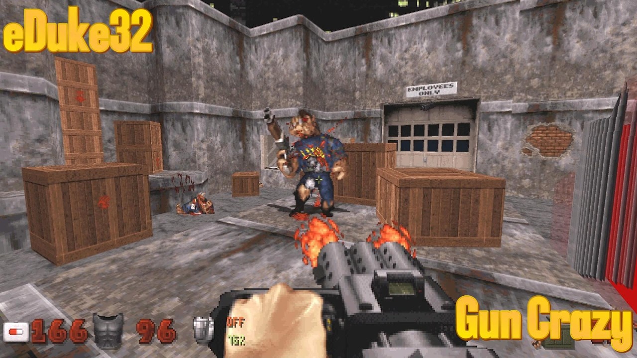 Duke Nukem 3D eDuke32- Gun Crazy