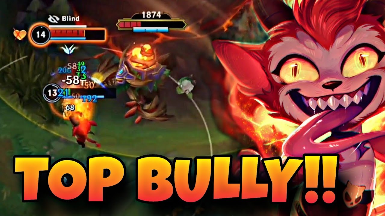 TEEMO TOP FULL AP VS MALPHITE - Wild Rift