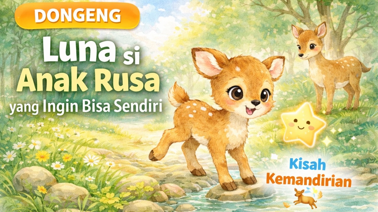 Luna Belajar Mandiri dengan Senyum Ceria 🌿🦌