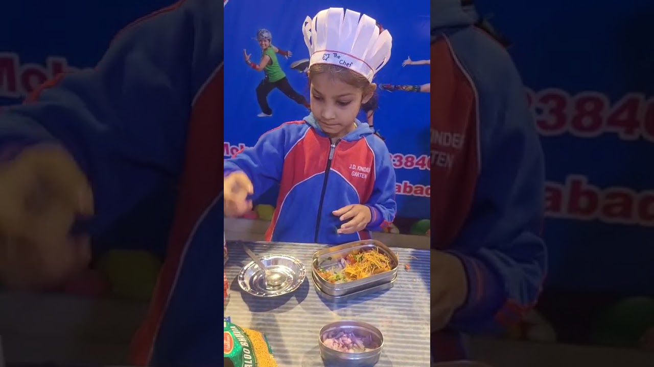My Lovely Daughter Make Chips Chaat #food #chaat #india #fun #masti #cooking 
