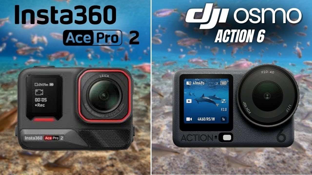 DJI Osmo Action 6 vs Insta360 Ace Pro 2 Underwater Camera Battle