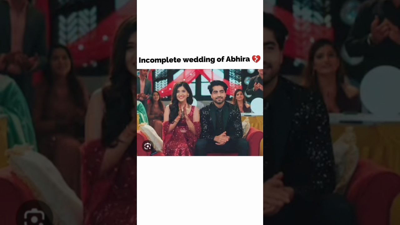 Incomplete wedding of Abhira 💔. #Abhira #Akshu #Abhi #Yehrishtakyakehlatahai #Wedding #Short #Viral