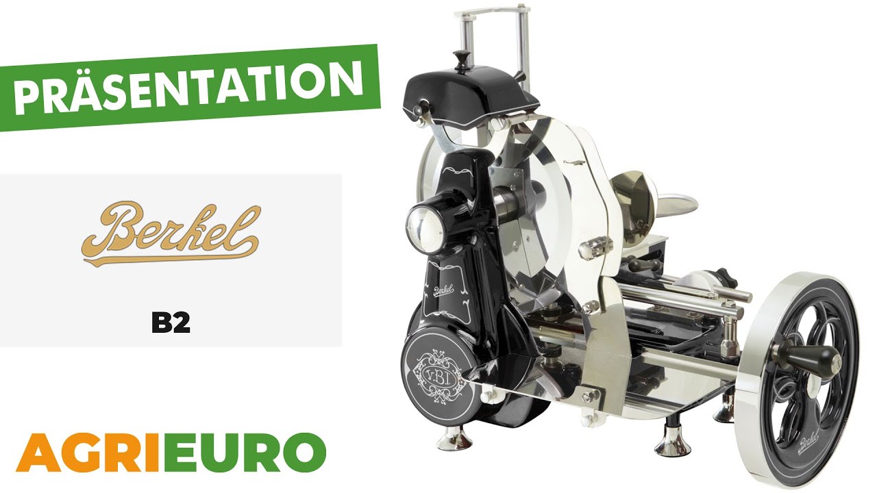 Produktvideo BERKEL B2 schwarz - Aufschnittmaschine mit Schwungrad