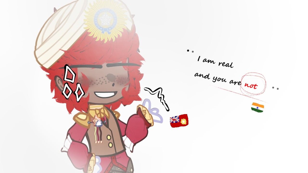I am real and you are not | Meme | Countryhumans | Gacha | TW⚠️
