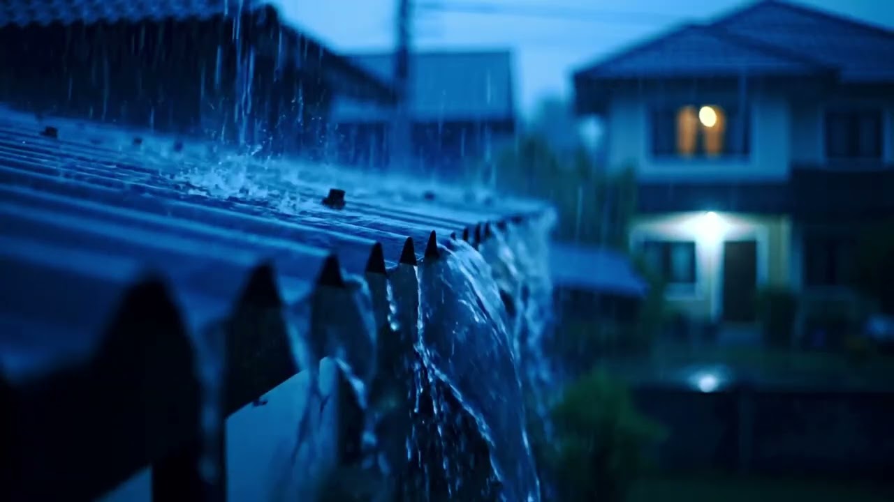 Endless Night Rain on Tin Roof, A Serene Symphony for Deep and Healing Sleep 376 HD