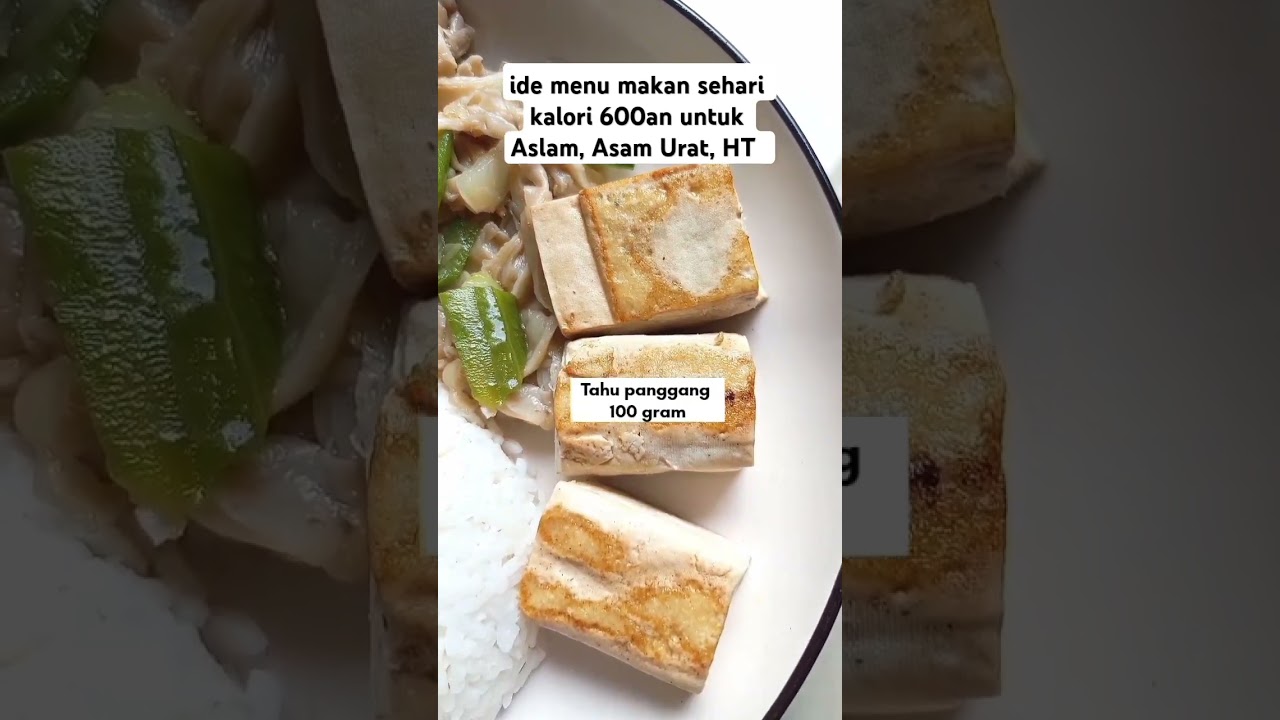 ide menu diet sehari rendah kalori untuk Asam Urat