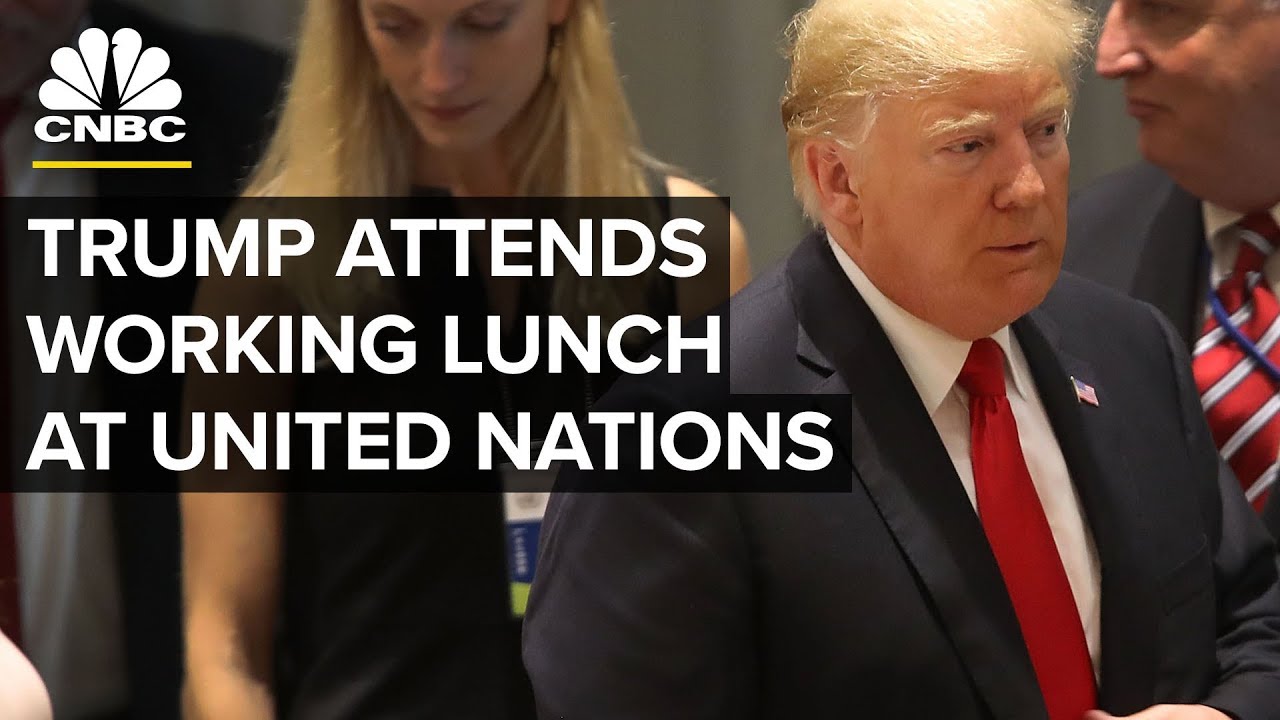 President Trump Attends Luncheon at the UN - Sept. 25, 2018