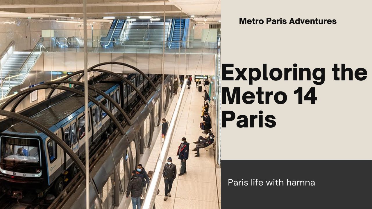 Paris Metro 14 ligne 🚇  Orly airport to saint dénis pleyel 💥