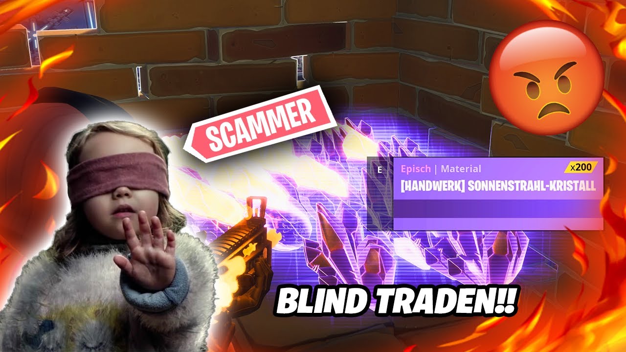 ABGEHOBENER OG SCAMMER WIRD KOMPLETT IN BLIND TRADEN GESCAMMT😭😱 | Fortnite RDW +  fette Verlosung 🔥