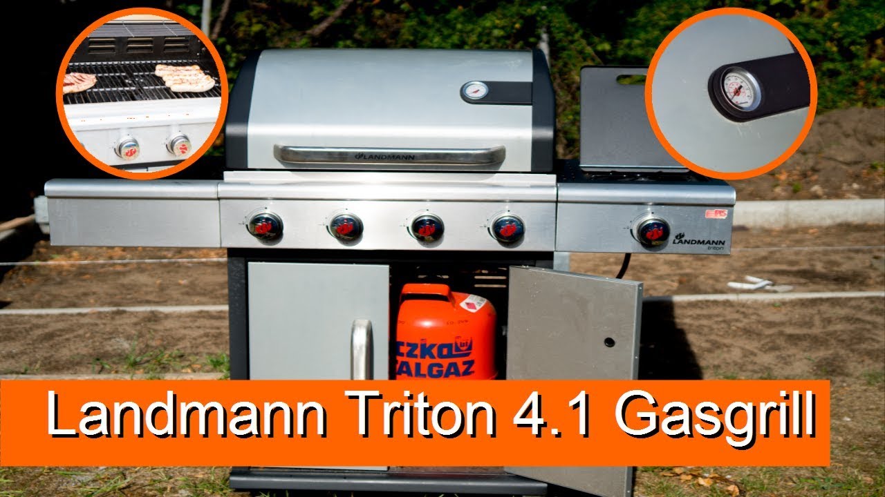 Landmann Triton 4.1 Gasgrill Vorstellung / Review - 4k