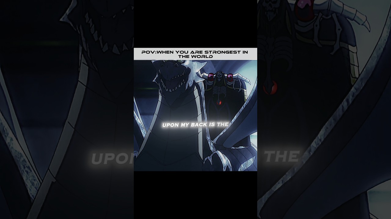 bro even warned the dragon lord || OVERLORD EDIT || 