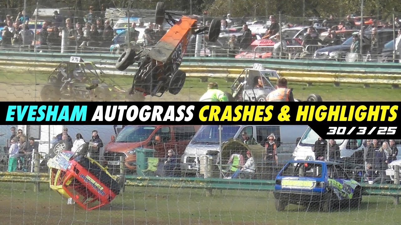 Autograss Crashes & Highlights, Evesham Season Opener, 30/3/25