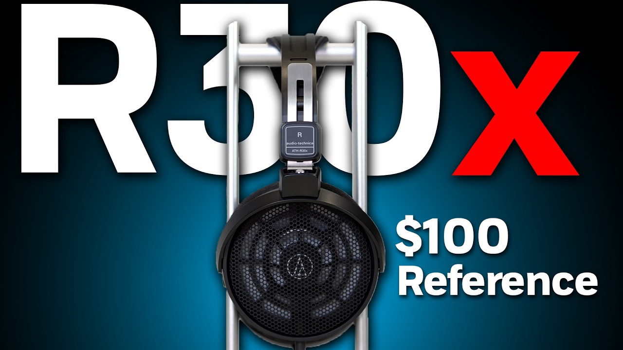 The MOST AFFORDABLE Studio Headphones? The $100 Audio Technica R30x Review