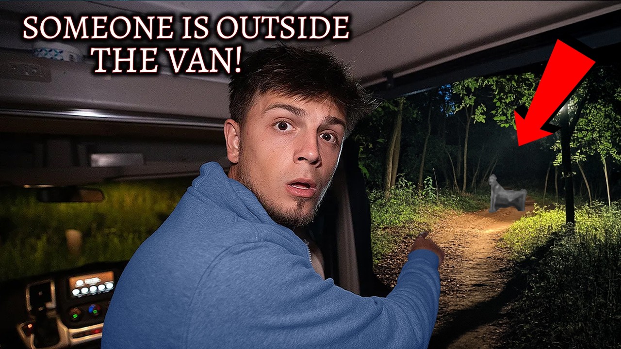 The Night I ALMOST DIED Van CAMPING In Haunted DEVILS FOREST - MY TIRES WERE SLASHED