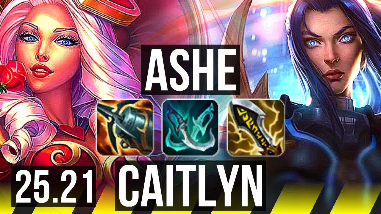 ASHE & Seraphine vs CAITLYN & Neeko (ADC) | 13/2/14, Legendary | KR Diamond | 25.21