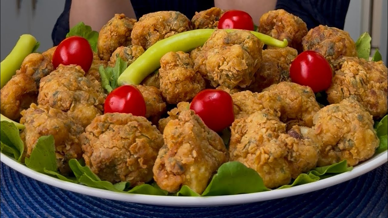 Хрустящая и вкусная жареная цветная капуста, совсем без яиц и молока, с потрясающей приправой, ко...