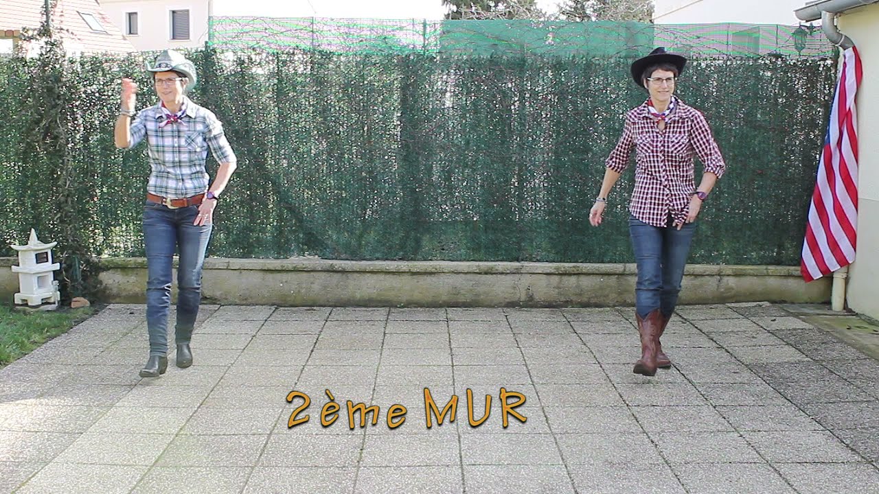 KISSED A COWBOY Line Dance - danse et compte