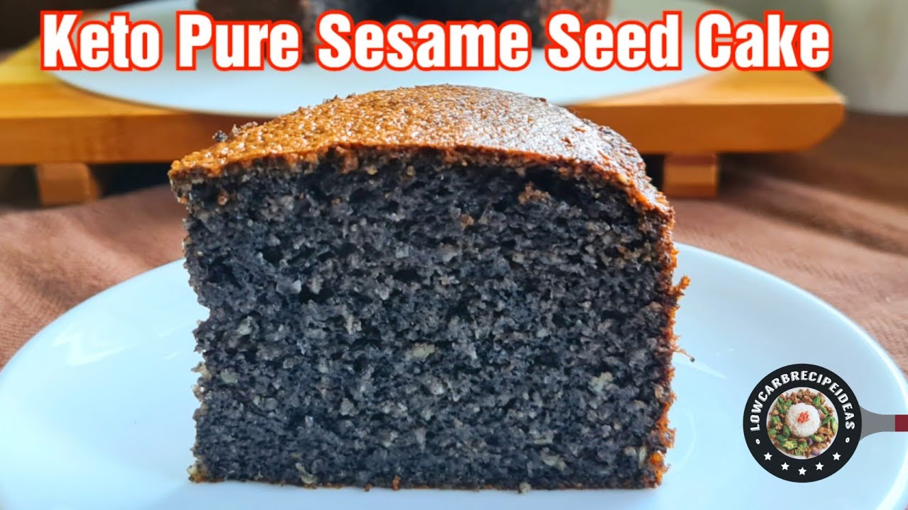 HOW TO MAKE KETO PURE SESAME SEED CAKE