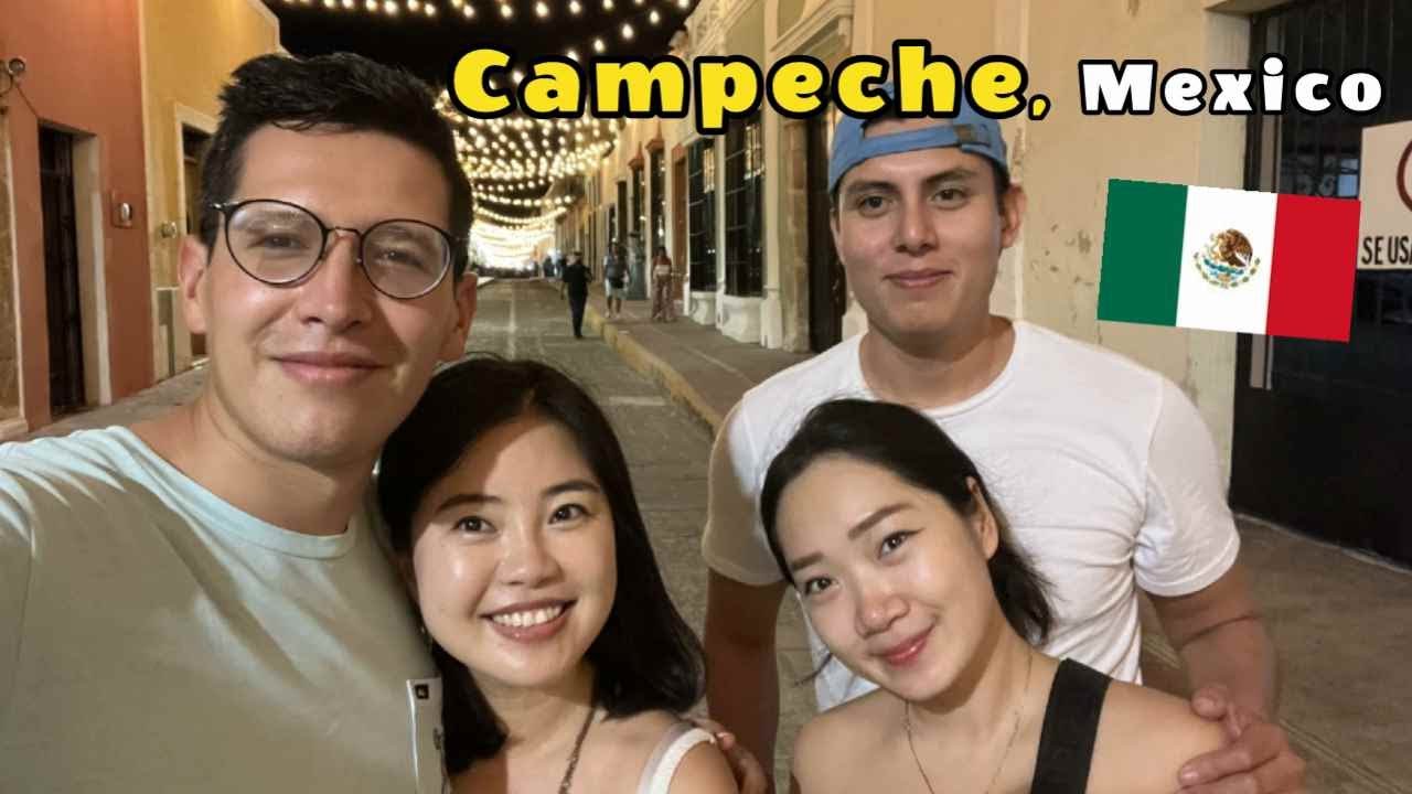 COREANA VISITANDO POR PRIMERA VEZ EN CAMPECHE, MEXICO! LA CIUDAD AMURALLADA ❤️ soojungcita coreana