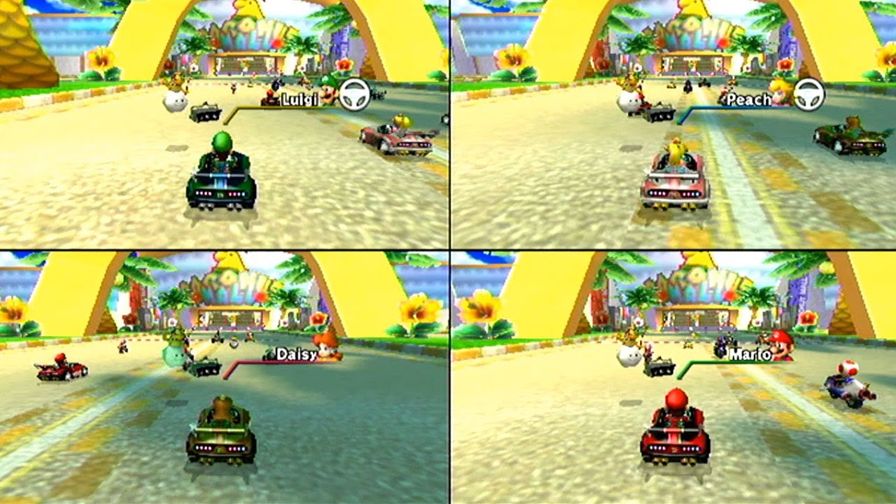 Mario Kart Wii – Wildest Sub Game Night Ever! (4 Players) Vol. 4 😱 #viral #nintendo #gaming 