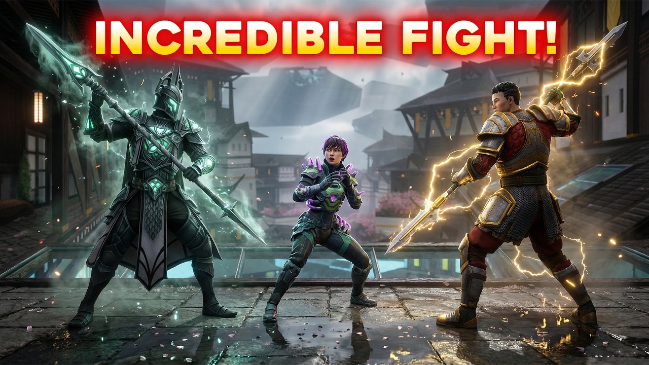 Beating Neon Phantom Using ONLY Spear Sets?! 😱 Shadow Fight 3