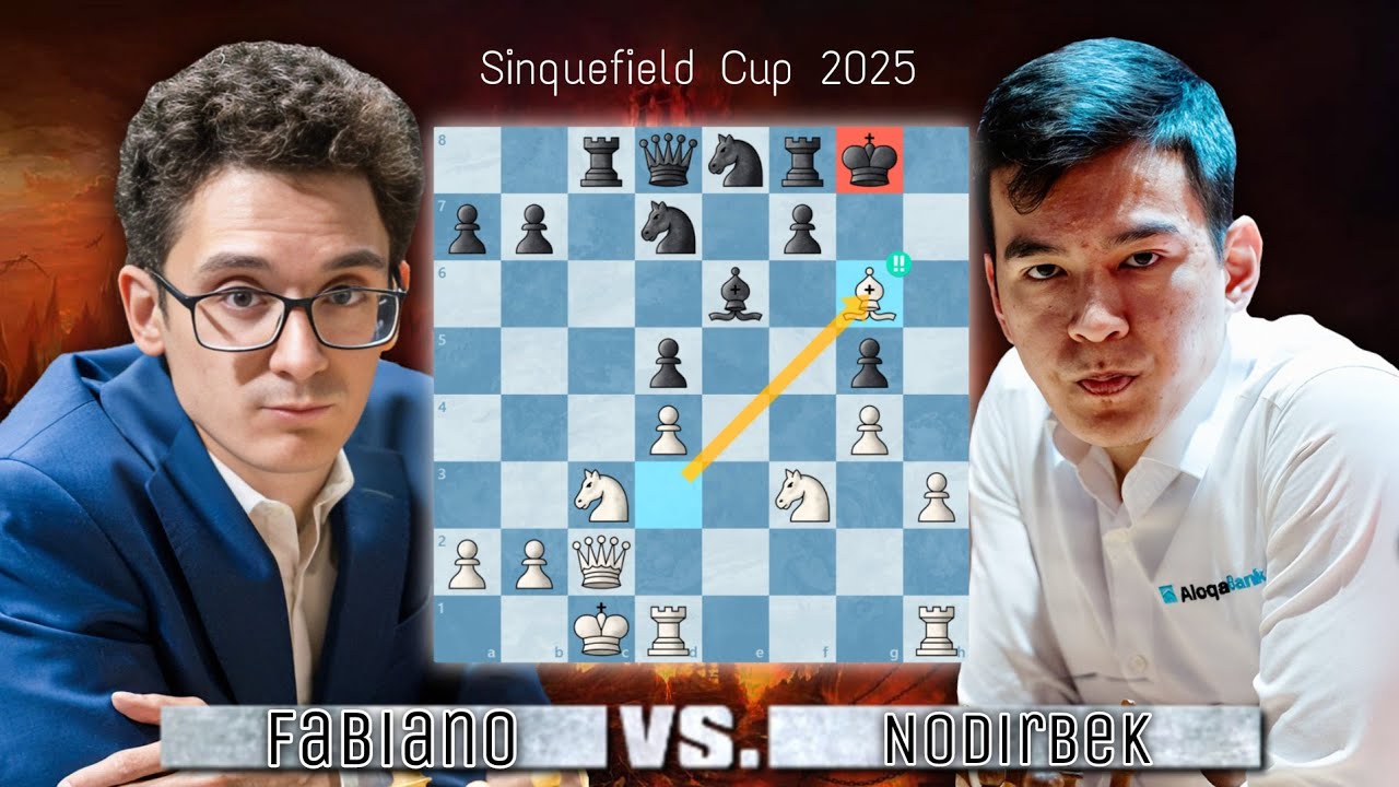 G'alaba uchun kurash ! | Nodirbek Abdusattorov vs Fabiano Caruana | Sinquefield Cup 2025