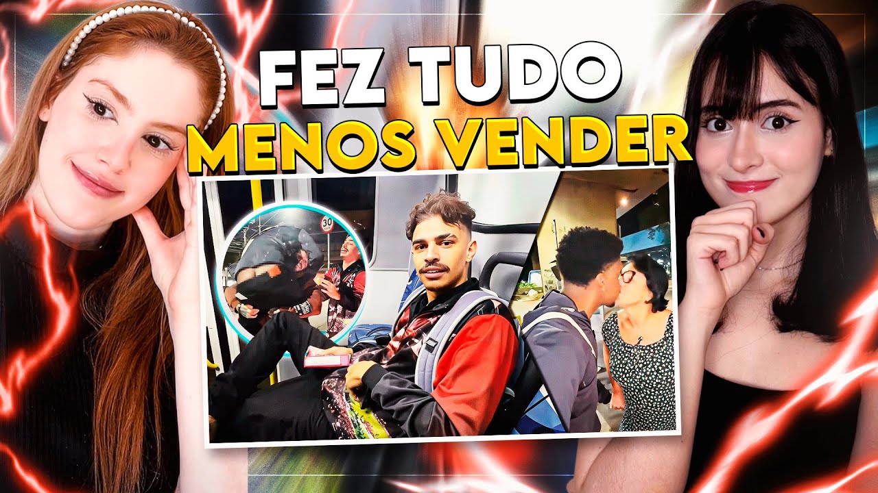 REACT | BISTECONE: UM DIA SENDO VENDEDOR DE BALA NO CENTRO DE SP!!! PROJETO PORSCHE 2026 | CR Reacts