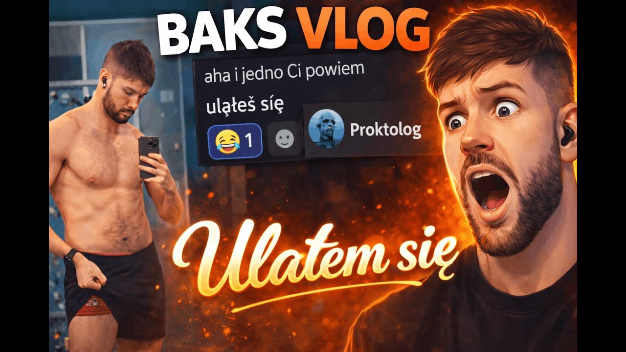 PIERWSZY VLOG TRENINGOWY NA YT, LETS CALL IT BAKS VLOG - #1