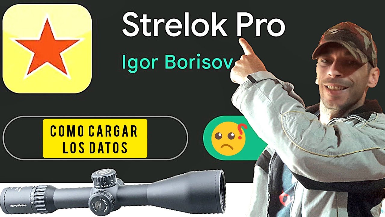 strelok pro como configurar y usar - calculadora balística