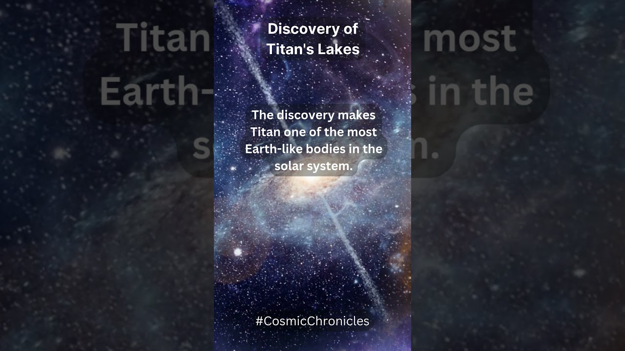 Discovery of Titan's Lake 