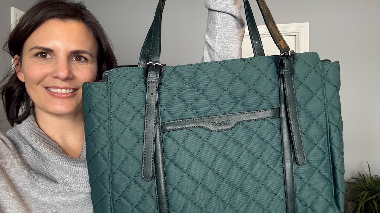 Quilted laptop bag 