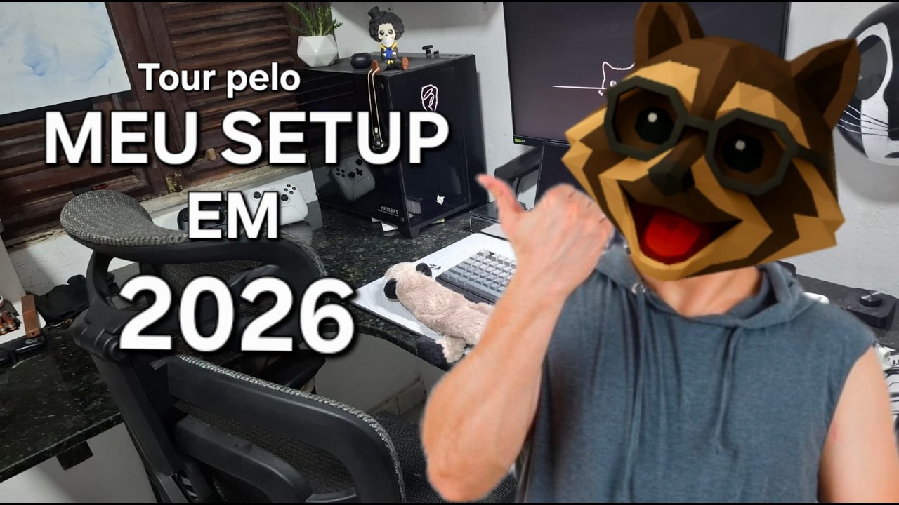 Tour pelo meu SETUP em 2026 (Realizando um sonho)