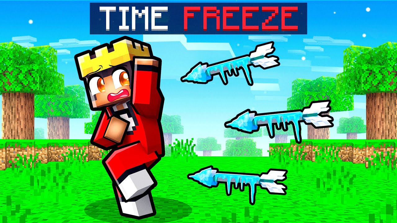 I FROZE TIME in Minecraft…