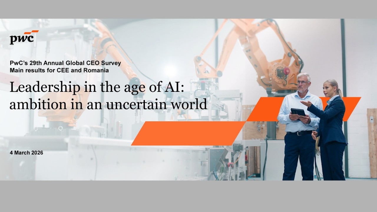 Lansarea Raportului PwC România CEO Survey 2026