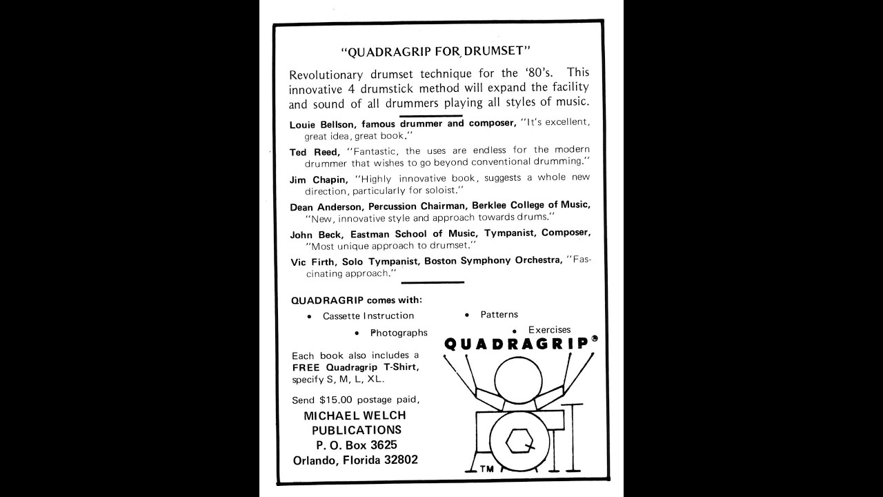 Quadragrip Manifesto / Part Twelve of Sixty