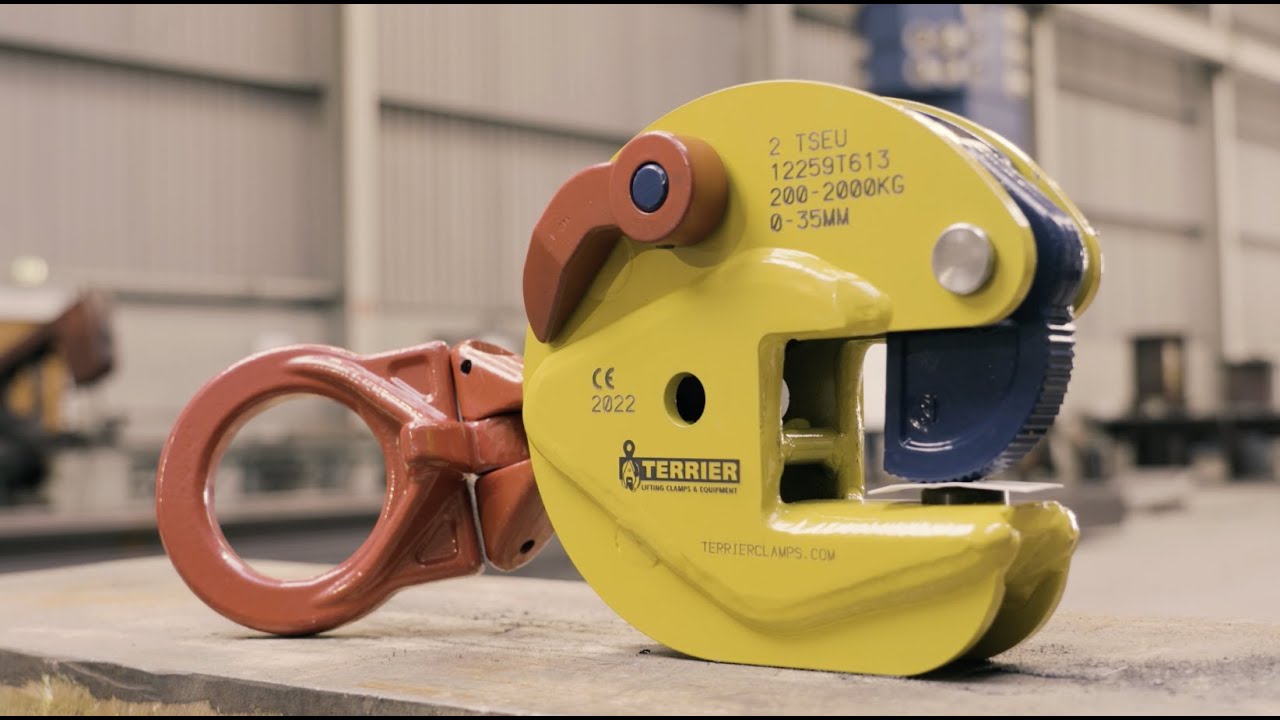 Instructional video - Vertical lifting clamp - Terrier Lifting Clamps