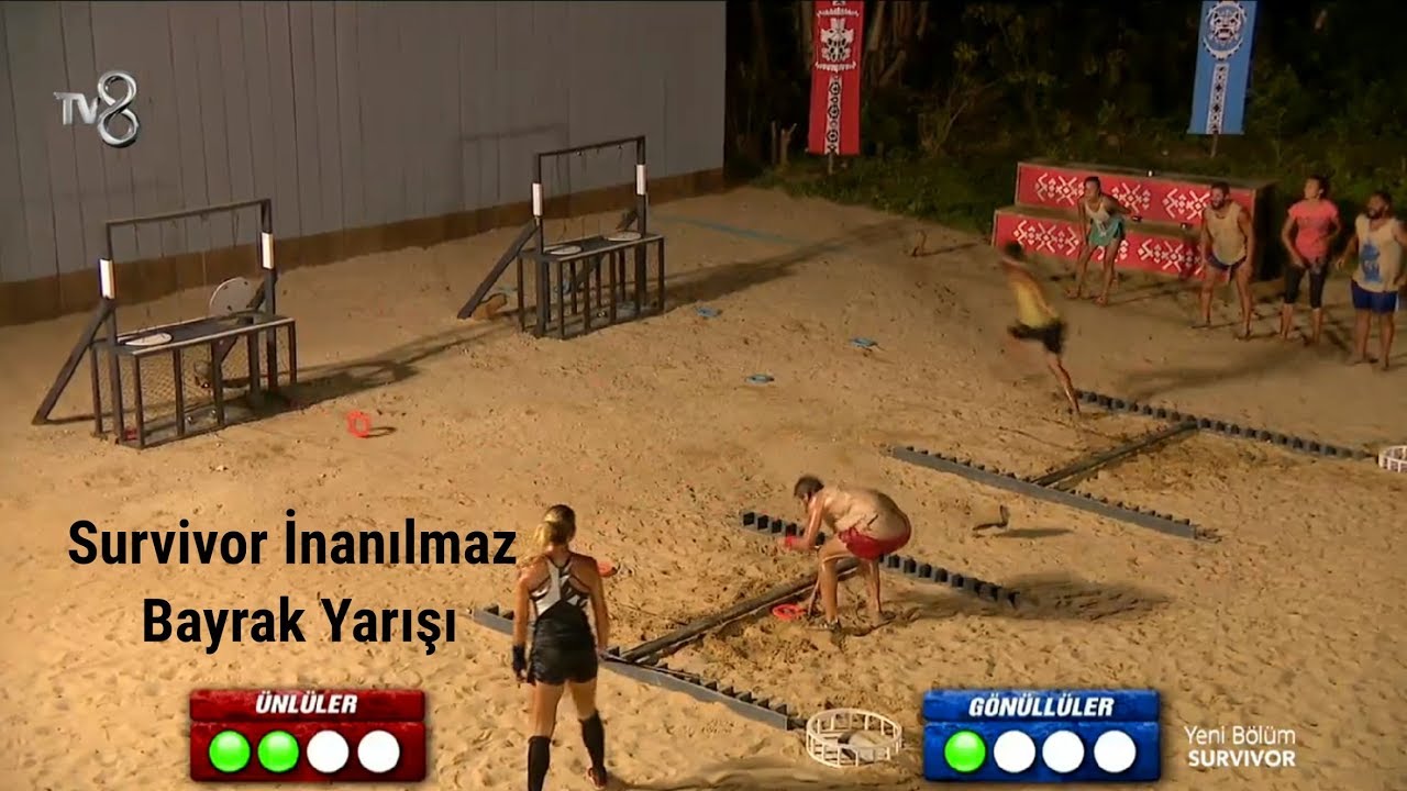 Survivor 2018 Inanılmaz Bayrak Yarışı | Adem & Sema vs. Hilmicem & Birsen
