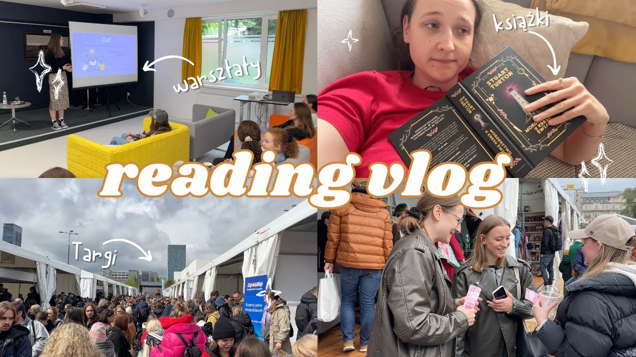 Targi Książki w Warszawie, wizyta w bibliotece i nowy Stuart Turton | reading vlog