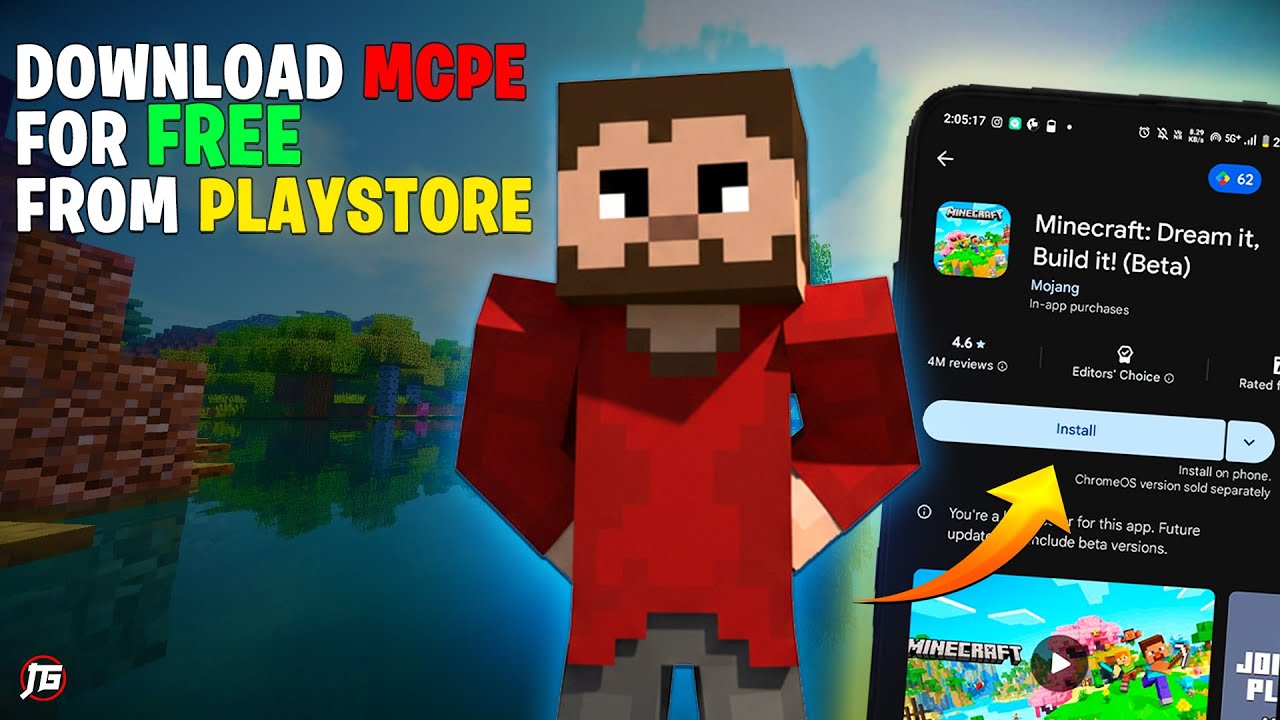 Download Minecraft Pocket Edition FREE From Play Store | 100% Working 2025 (Official Method 2025)